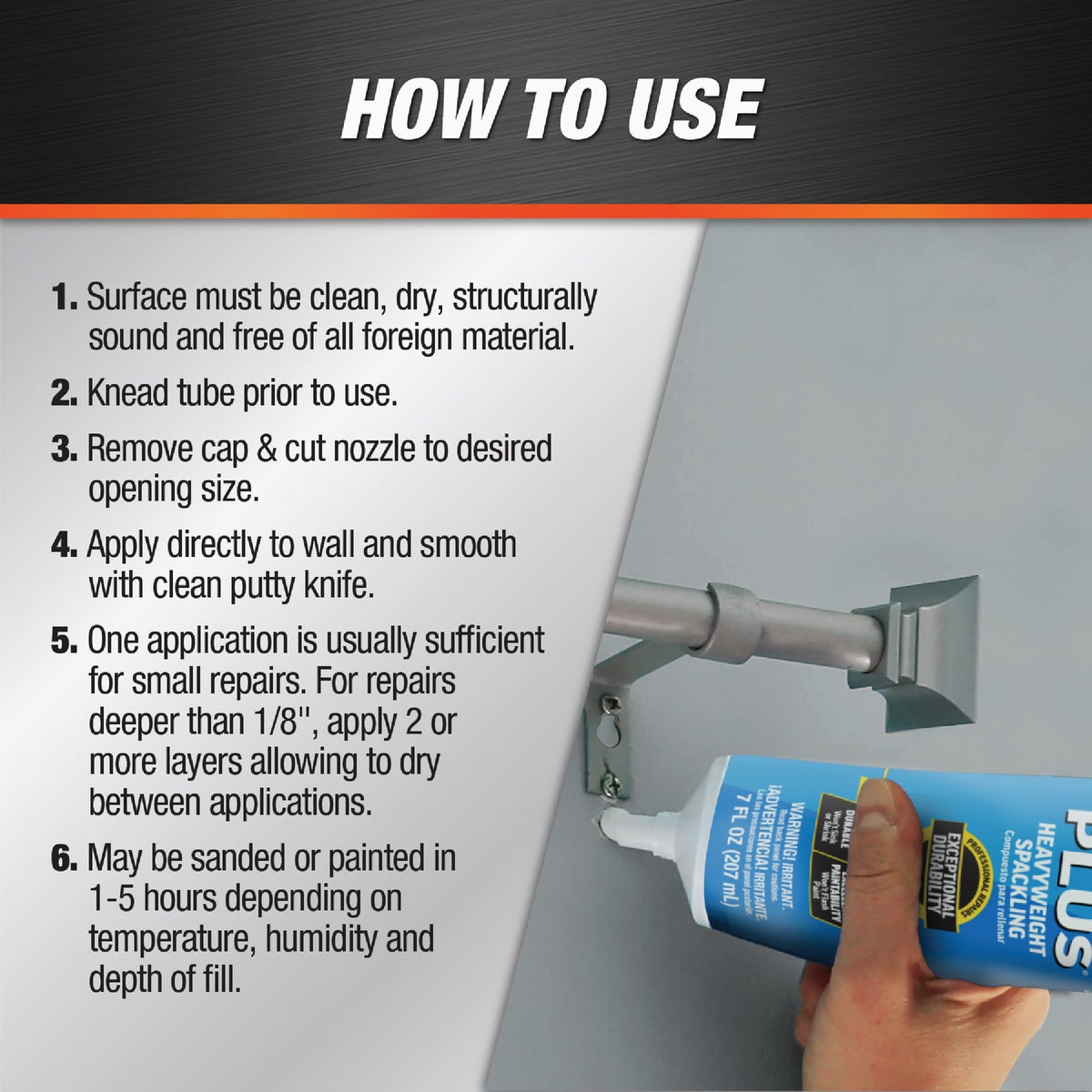 DAP ALEX PLUS 7 Oz. Professional Latex Spackling Image 2