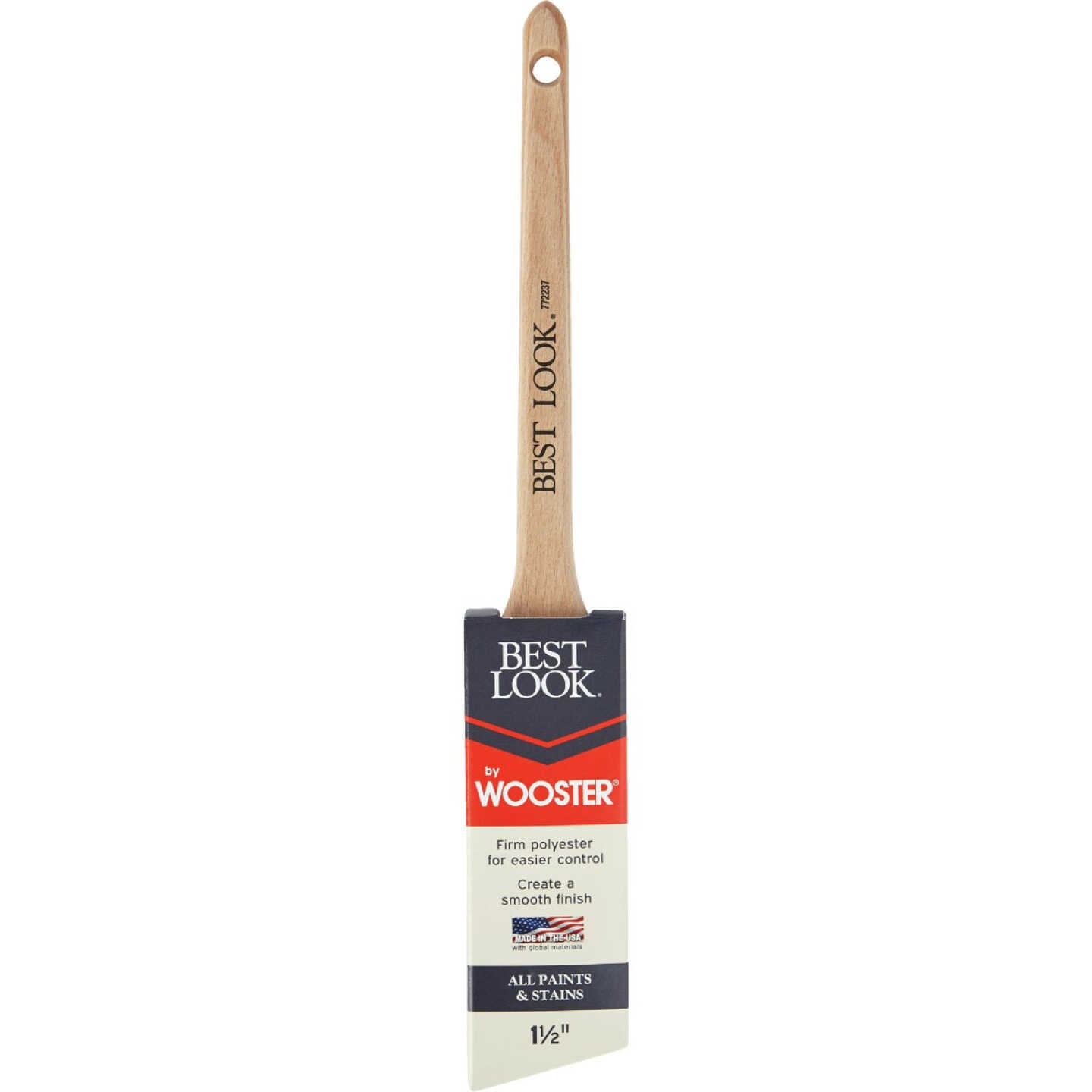 Best Look By Wooster 1-1/2 In. Thin Angle Sash Paint Brush Image 2