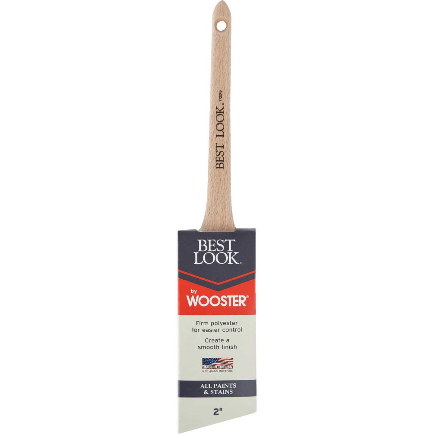 Best Look By Wooster 2 In. Thin Angle Sash Paint Brush Image 2