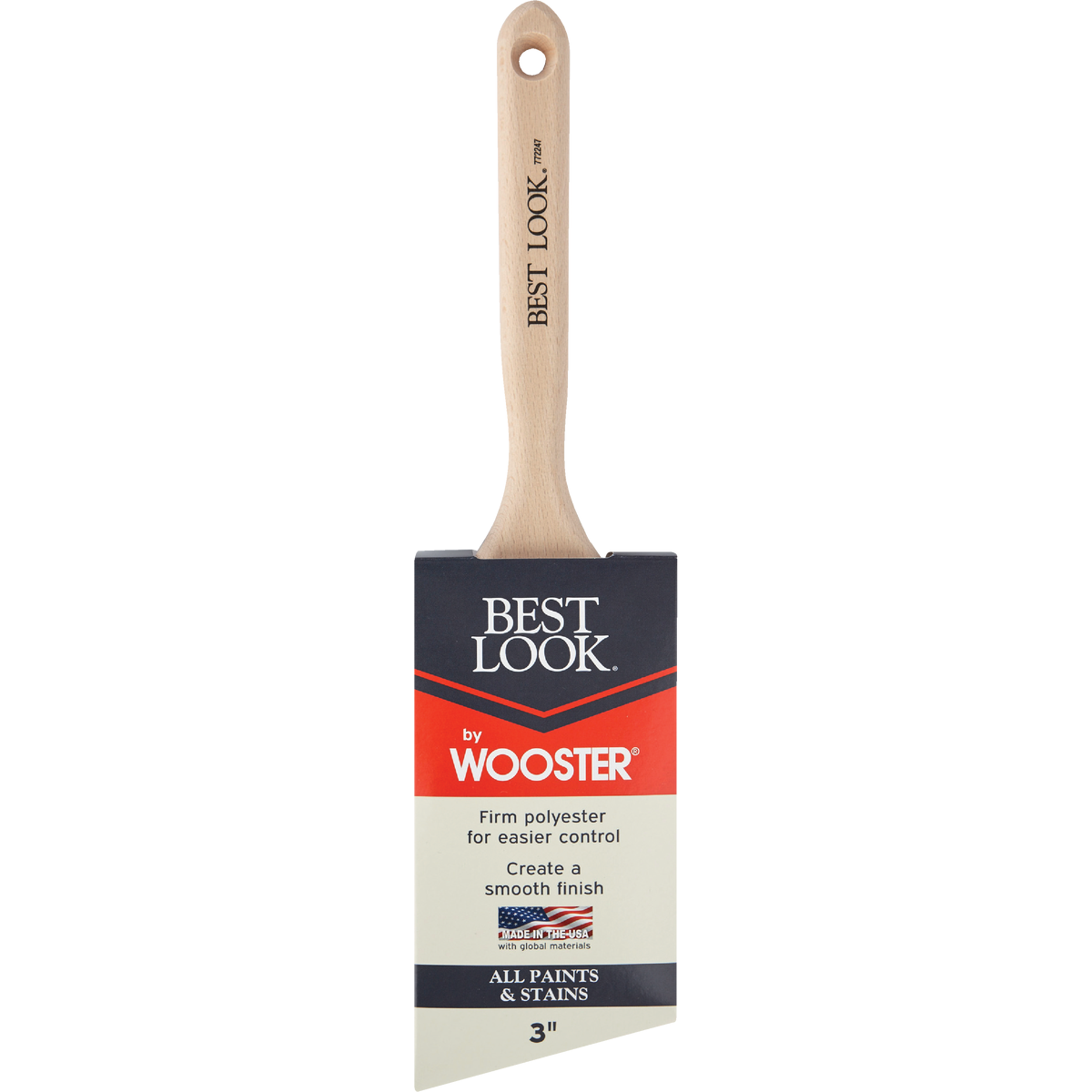 Best Look By Wooster 3 In. Angle Sash Paint Brush Image 2