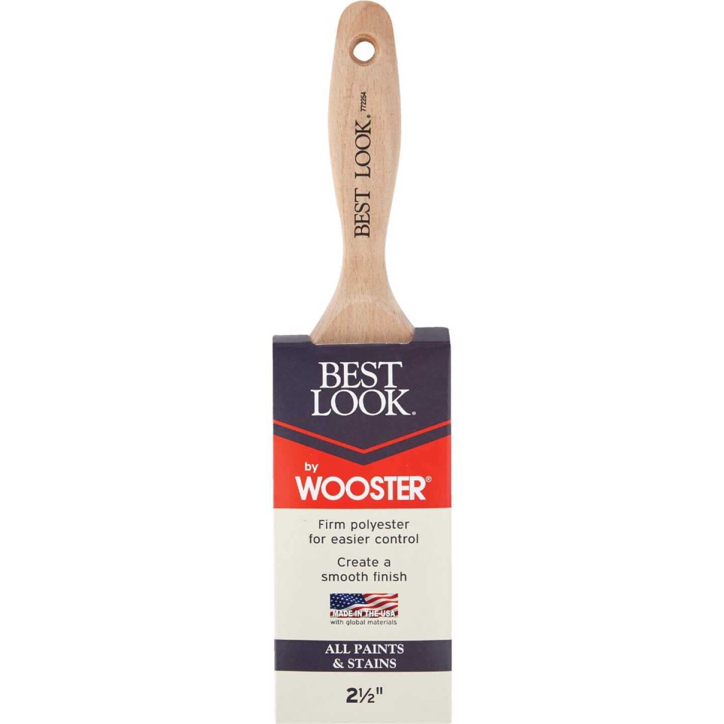Best Look By Wooster 2-1/2 In. Flat Paint Brush Image 2