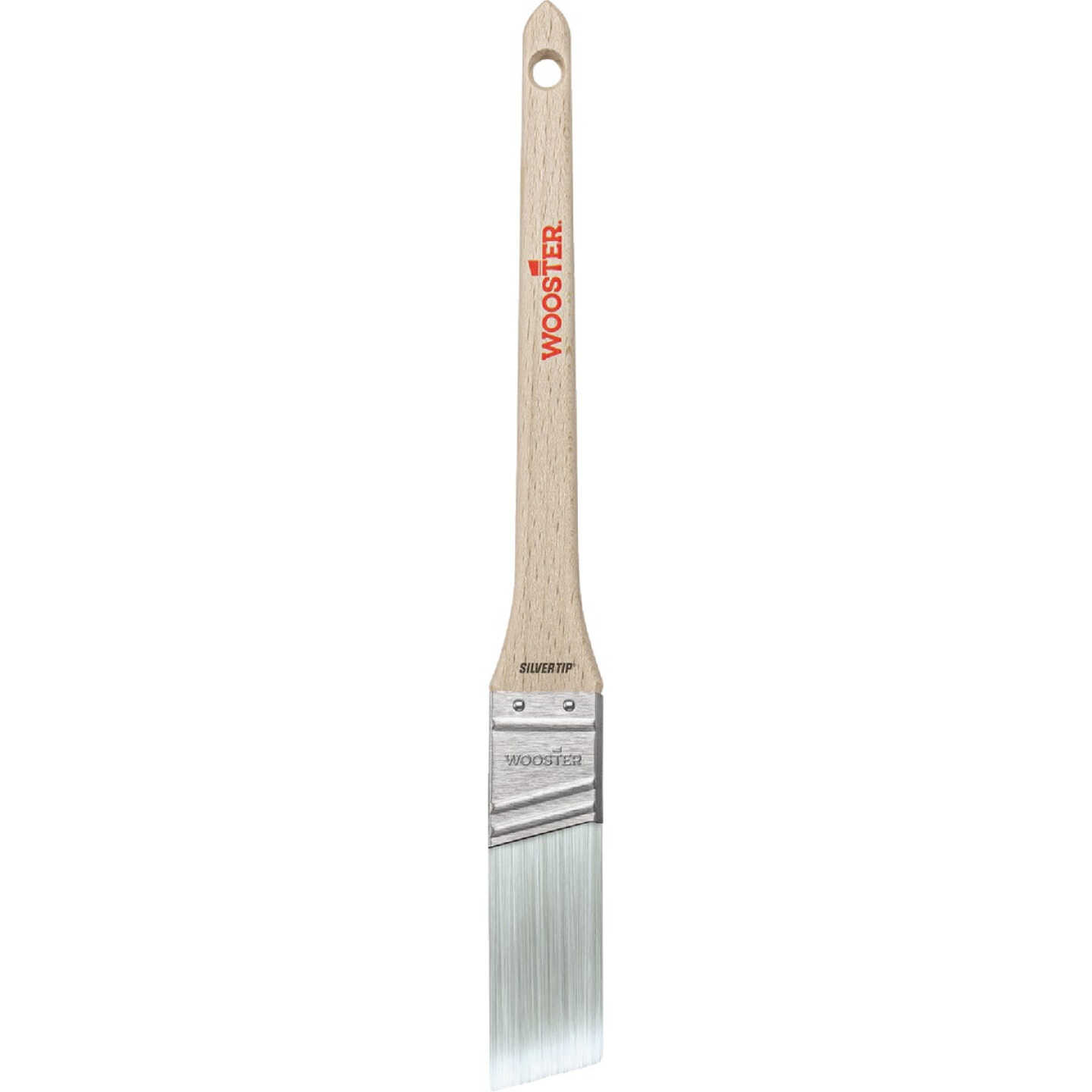 Wooster SILVER TIP 1 In. Thin Angle Sash Paint Brush Image 2