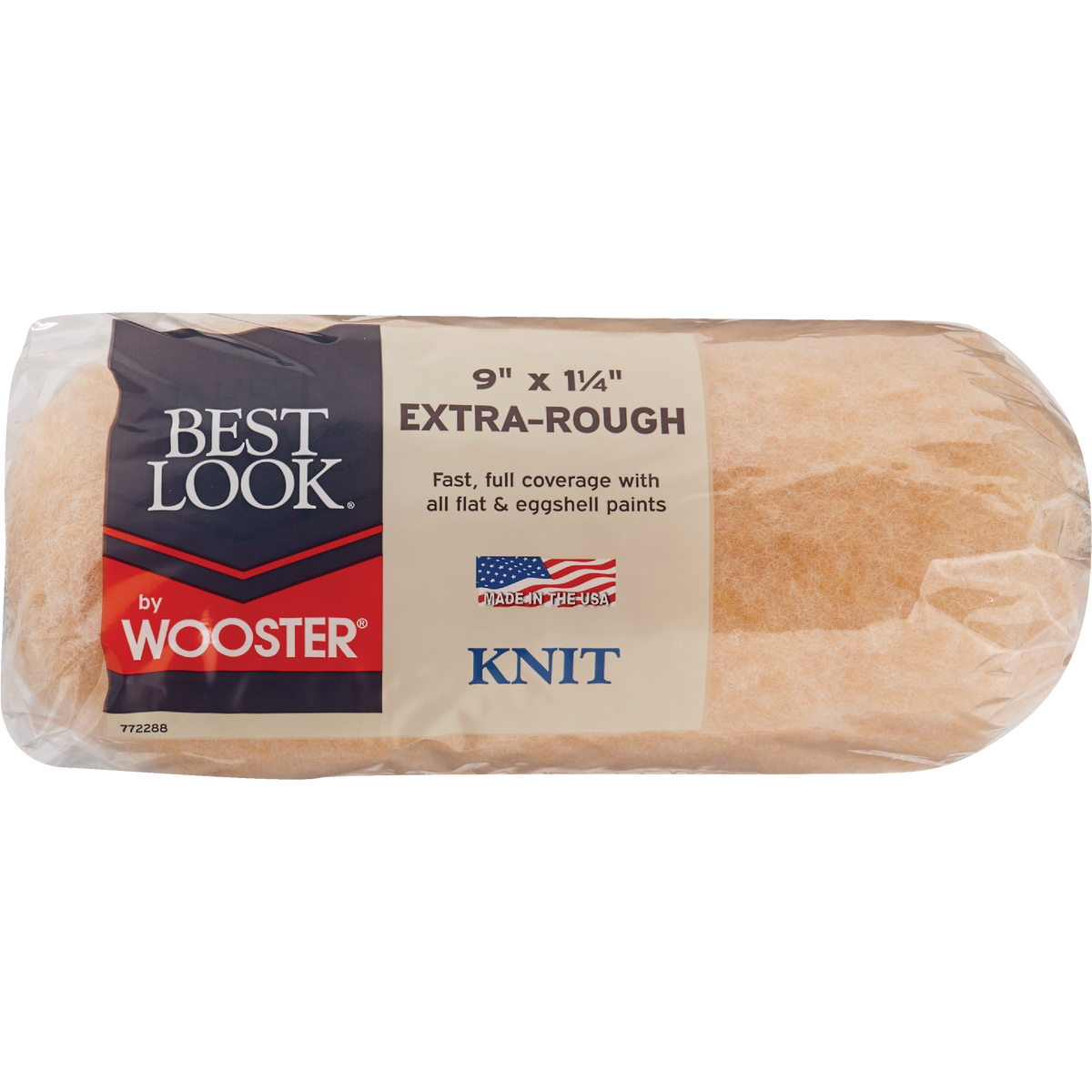 Best Look By Wooster 9 In. x 1-1/4 In. Knit Fabric Roller Cover Image 1
