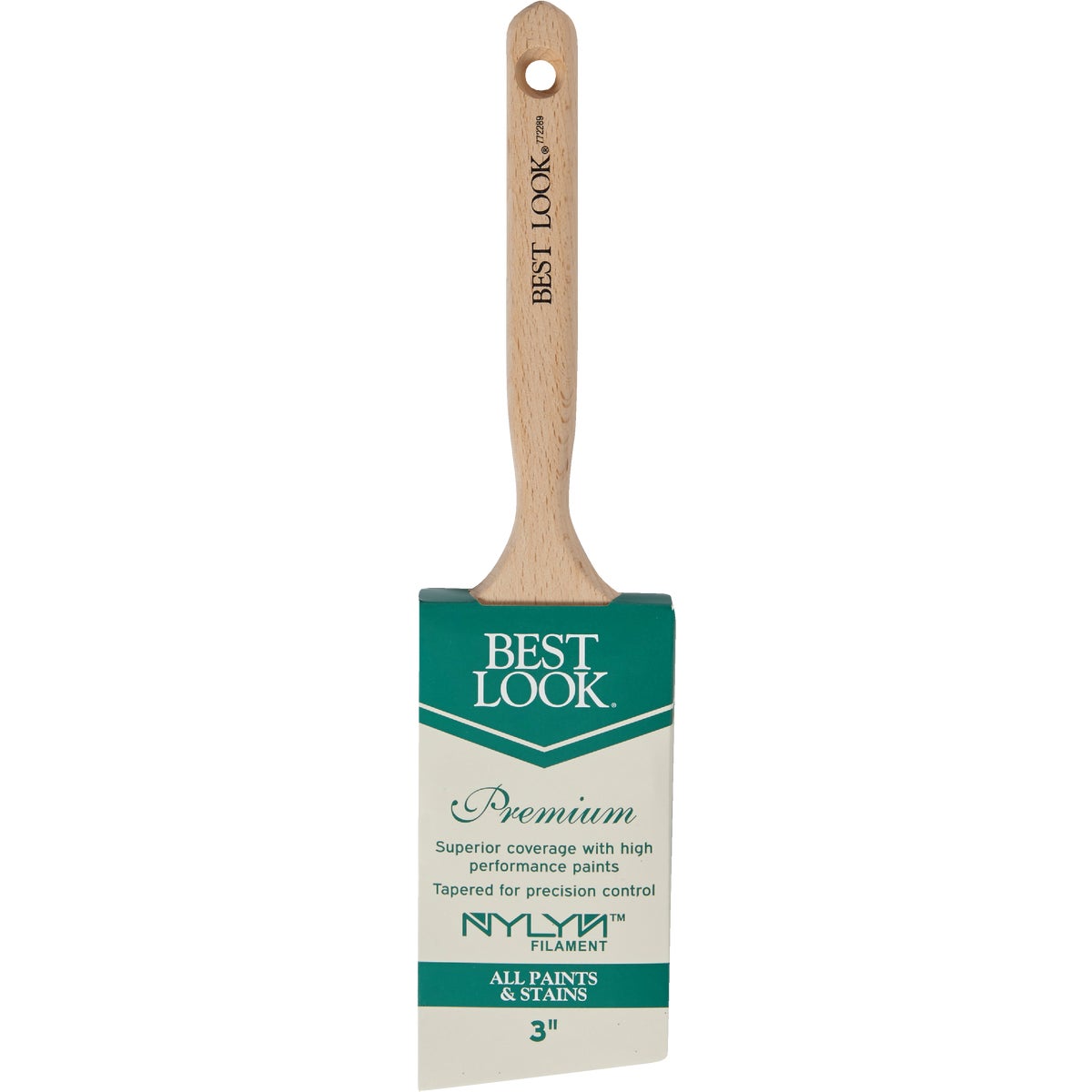 Best Look Premium 3 In. Angle Nylyn Paint Brush Image 2