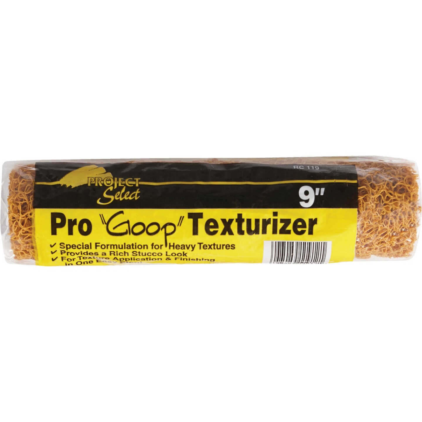 Linzer 9 In. x 3/8 In. Pro Goop Texturizer Specialty Roller Cover Image 1