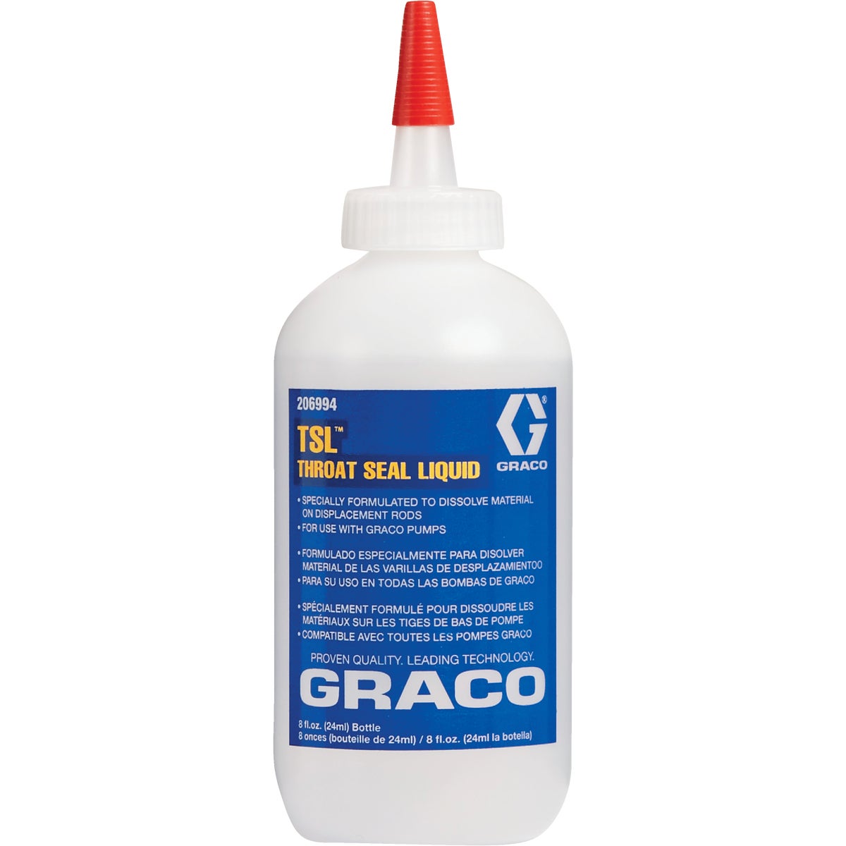 Graco (TSL) Throat Seal Liquid 8 Oz. Pump Conditioner Image 1