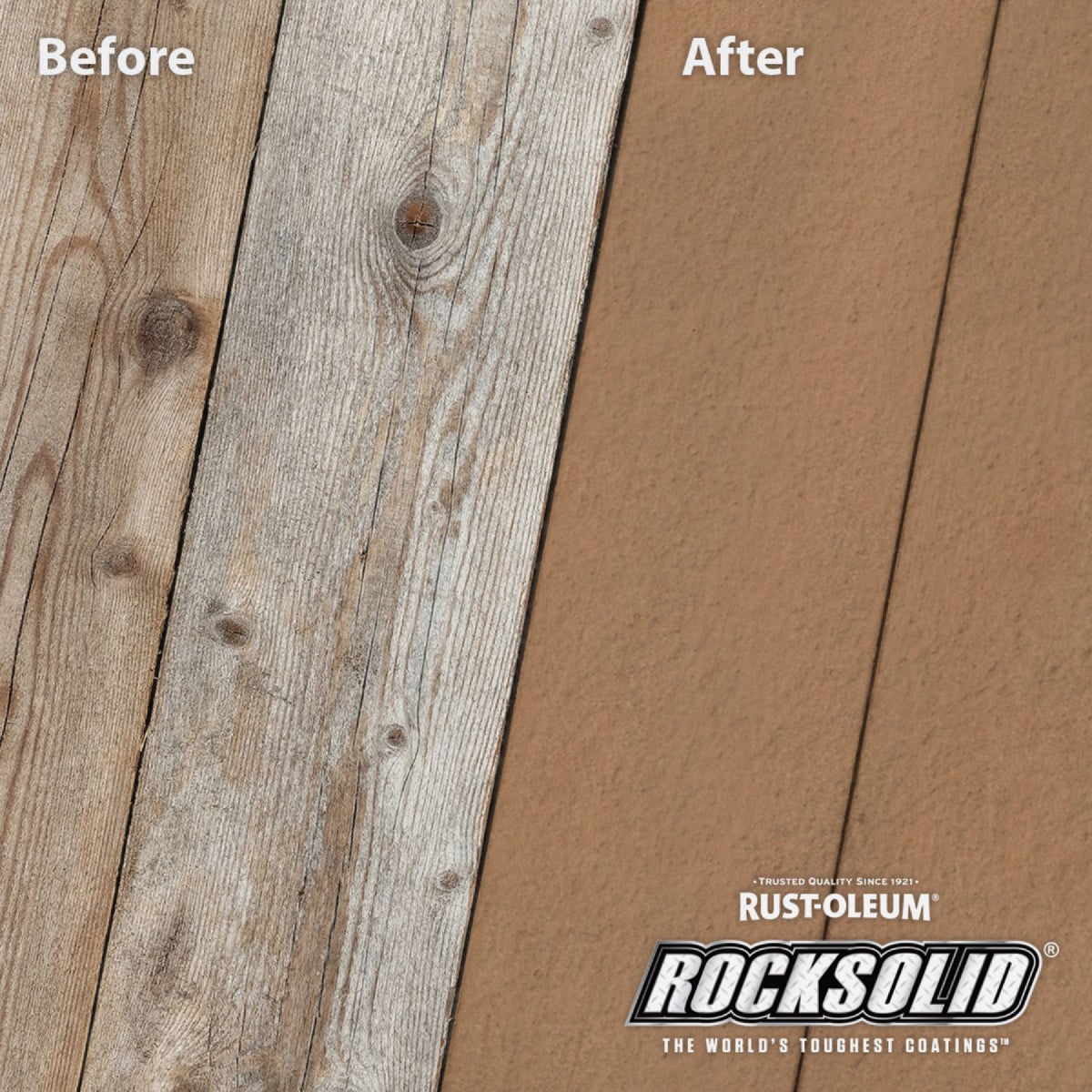Rust-Oleum RockSolid Tint Base Solid Deck Stain, 1 Gal. Image 3
