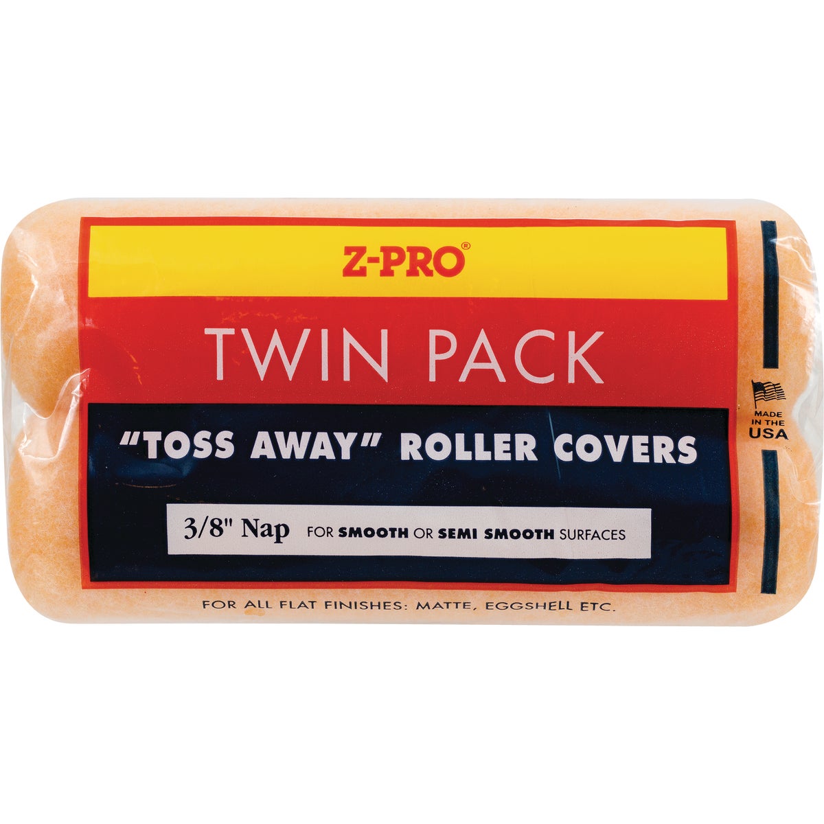 Premier Z-Pro 9 In. x 3/8 In. Toss Away Knit Fabric Roller Cover (2-Pack) Image 1
