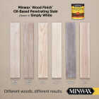 Minwax Wood Finish Penetrating Stain, Simply White, 1 Qt. Image 2