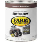 Rust-Oleum 1 Quart Red Oxide Metal Primer Gloss Farm & Implement Enamel Image 2
