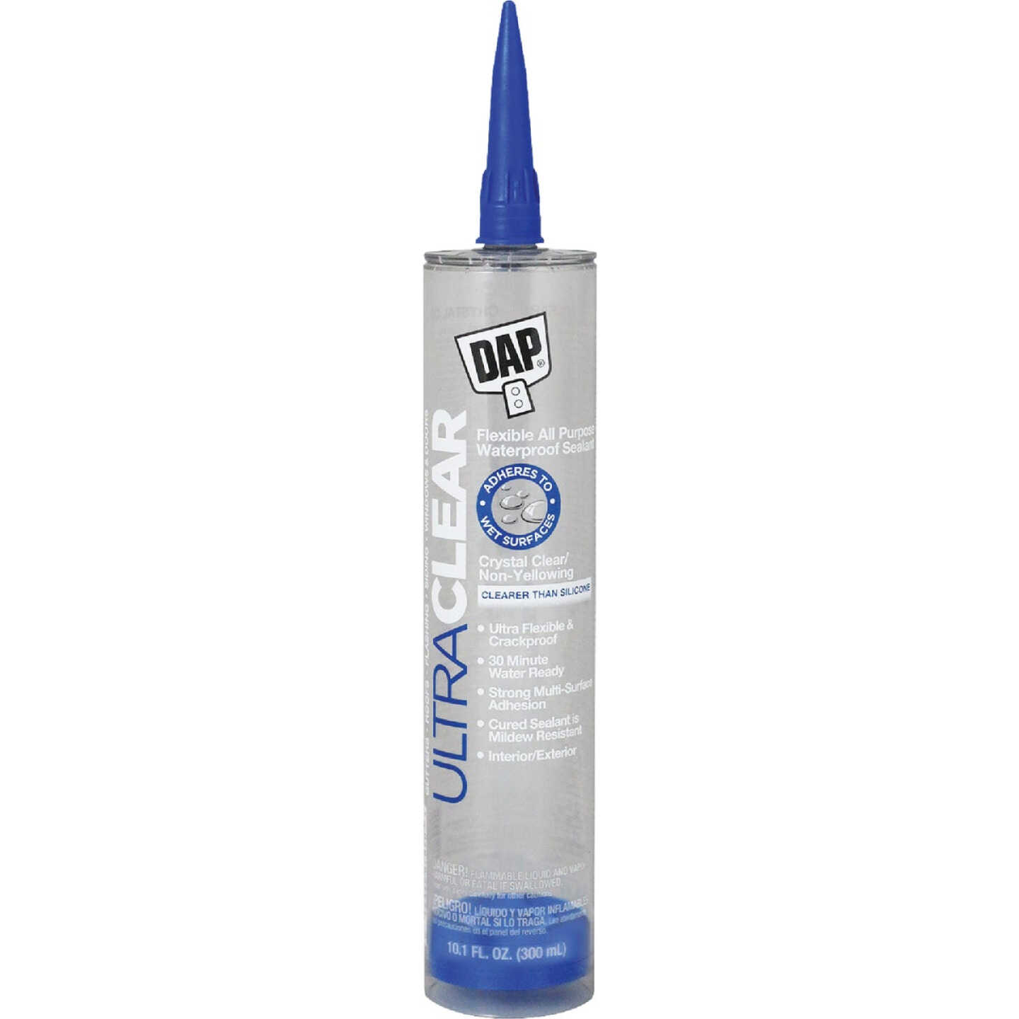 DAP Ultra Clear 10.1 Oz. Flexible Elastomeric Sealant, Clear Image 1