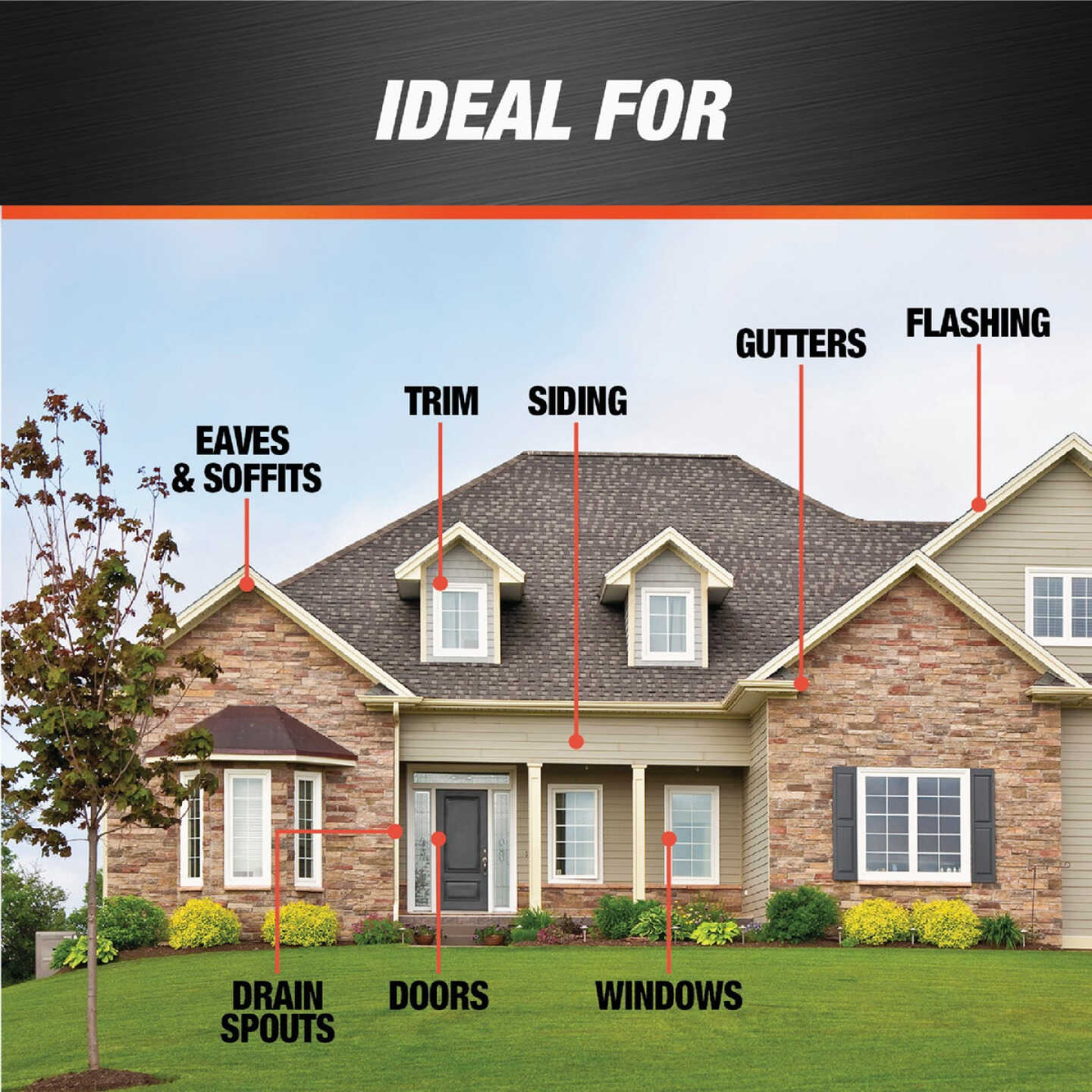 DAP Ultra Clear 10.1 Oz. Flexible Elastomeric Sealant, Clear Image 3