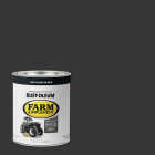 Rust-Oleum 1 Quart Black Low Gloss Farm & Implement Enamel Image 1