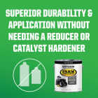 Rust-Oleum 1 Gallon Black Low Gloss Farm & Implement Enamel Image 5