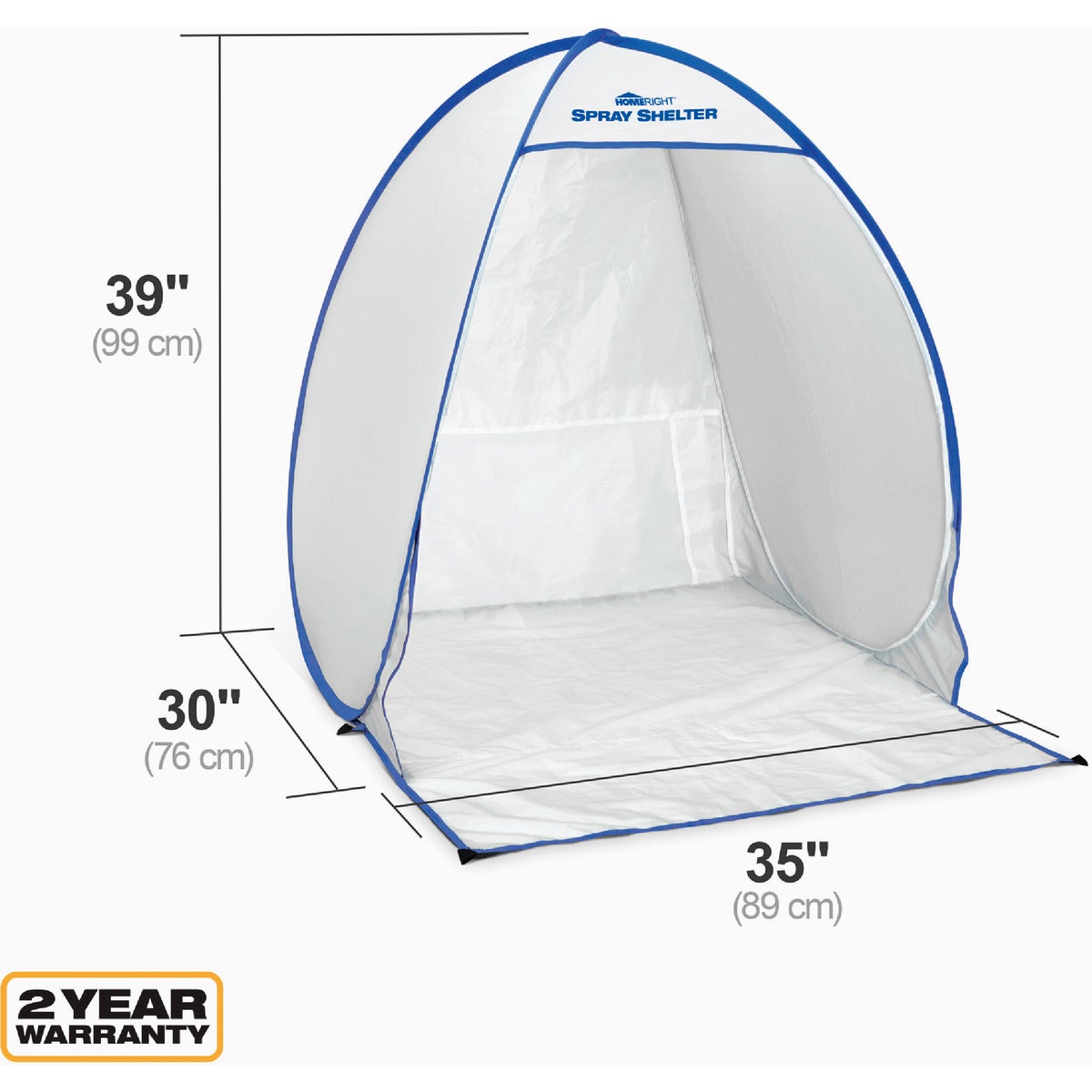 Wagner 35 In. W x 39 In. H x 30 In. D Small Portable Spray Shelter Image 3