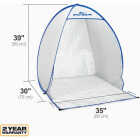 Wagner 35 In. W x 39 In. H x 30 In. D Small Portable Spray Shelter Image 3