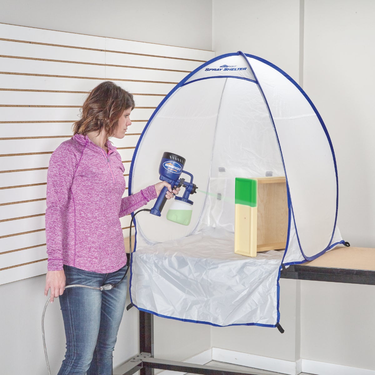 Wagner 35 In. W x 39 In. H x 30 In. D Small Portable Spray Shelter Image 8