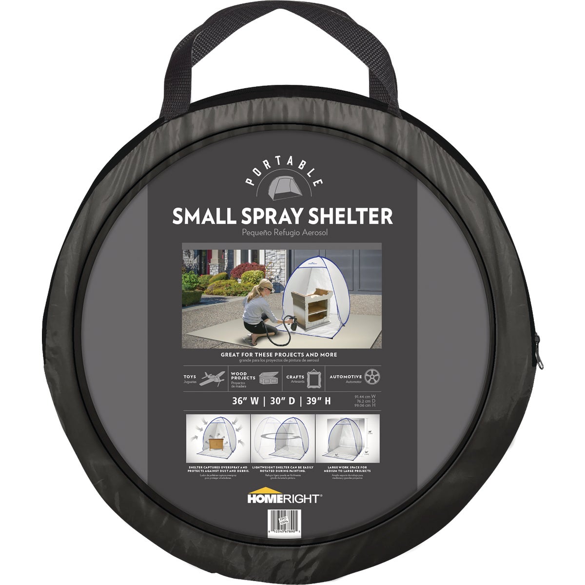 Wagner 35 In. W x 39 In. H x 30 In. D Small Portable Spray Shelter Image 9