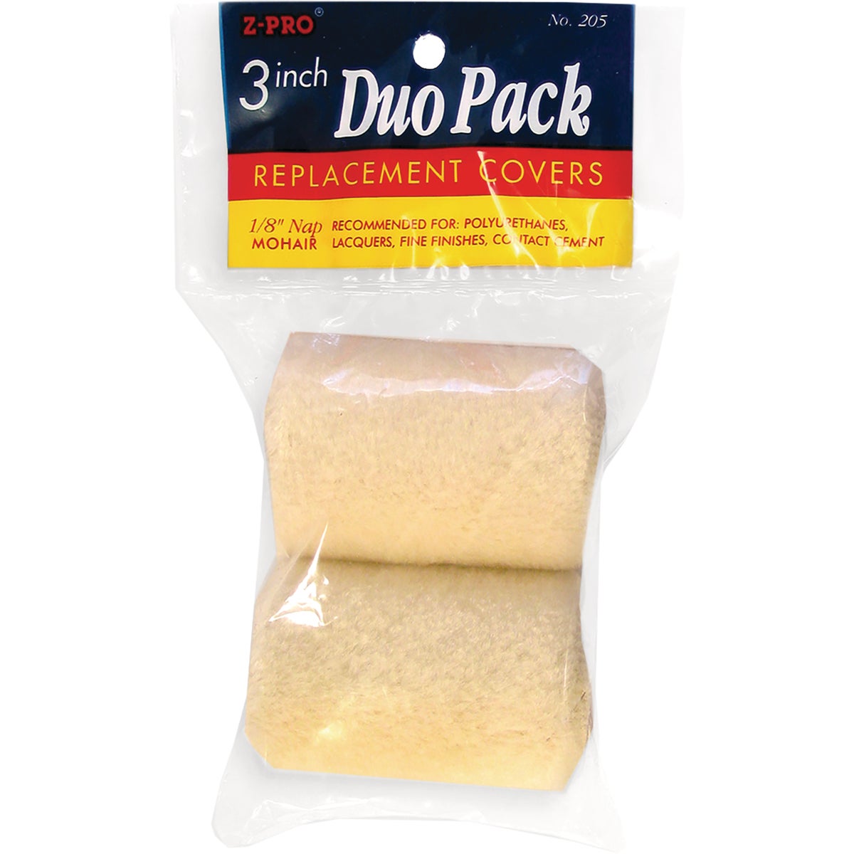 Premier Z-Pro 3 In. x 1/8 In. Mohair Knit Fabric Roller Cover (2-Pack) Image 1