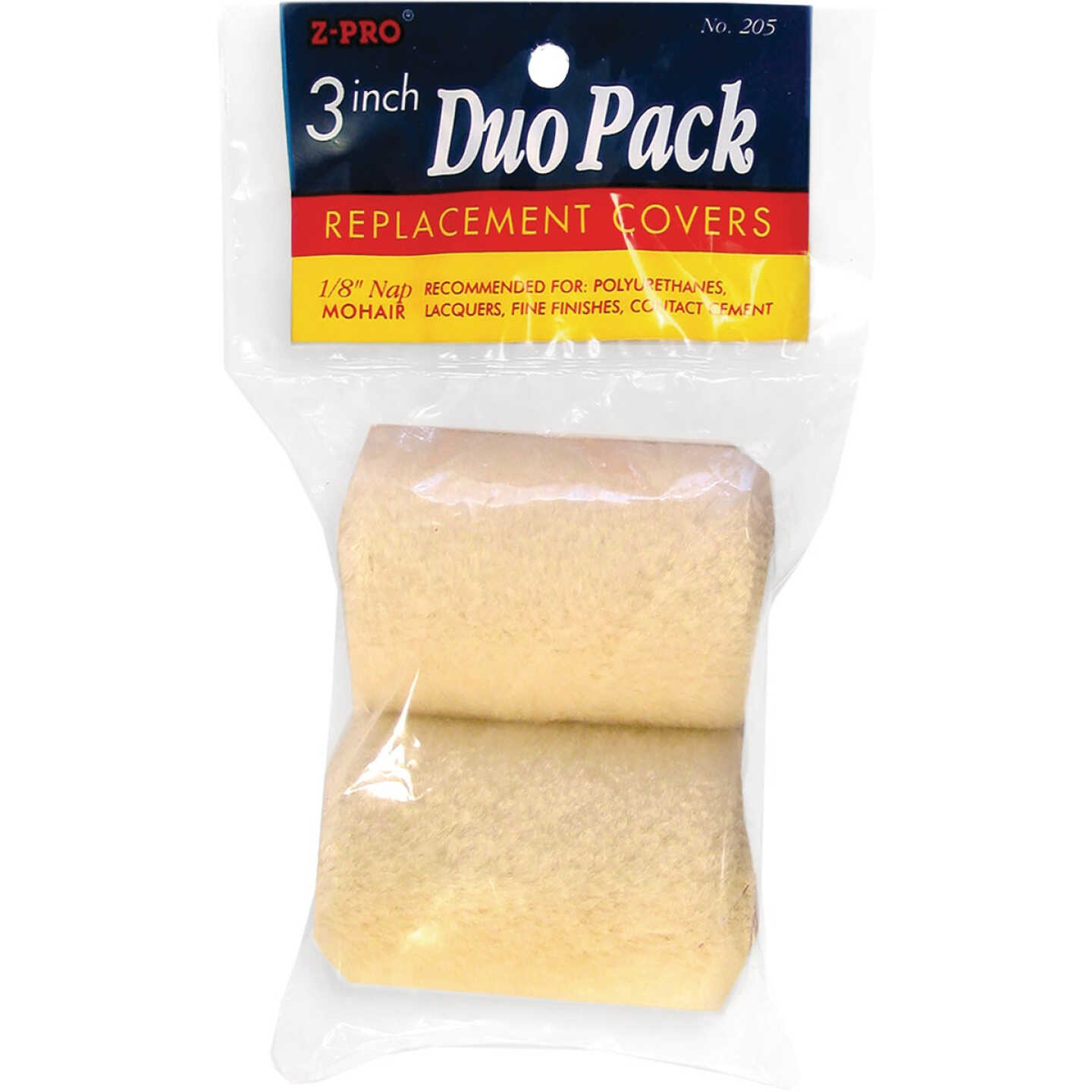 Premier Z-Pro 3 In. x 1/8 In. Mohair Knit Fabric Roller Cover (2-Pack) Image 1