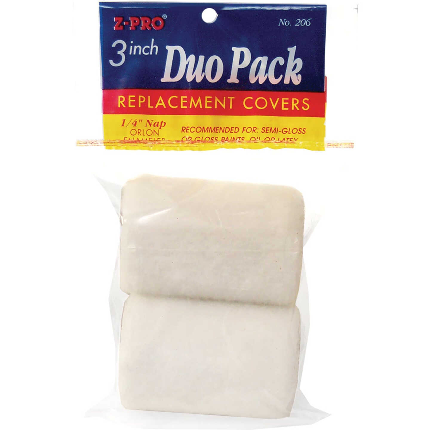 Premier Z-Pro 3 In. x 1/4 In. Orlon Dripless Knit Fabric Roller Cover (2-Pack) Image 1