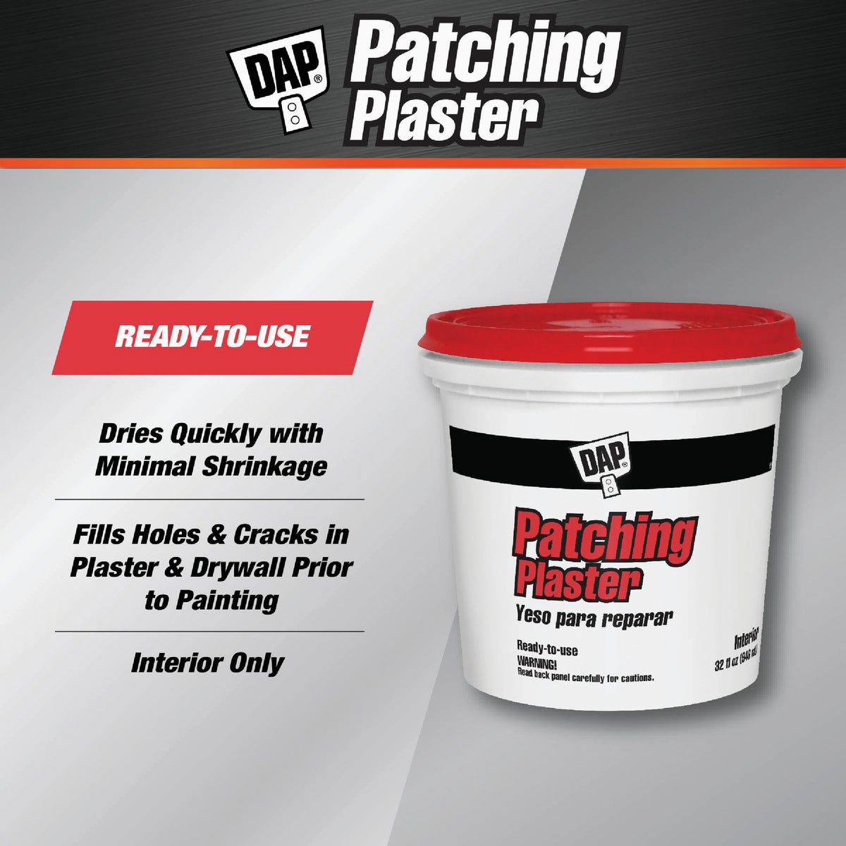 DAP 32 Oz. Ready-To-Use Patching Plaster Image 2