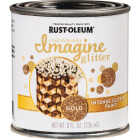 Rust-Oleum Imagine Craft & Hobby 8 Oz. Intense Gold Glitter Paint Image 3