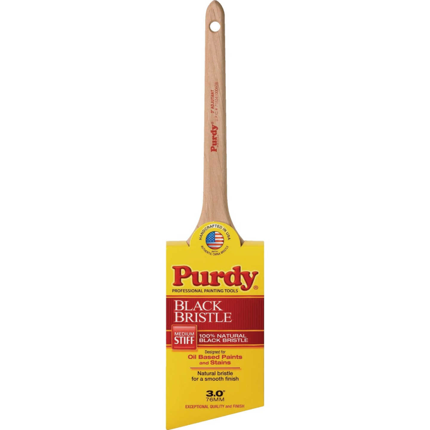 Purdy Black Bristle 3 In. Angular Trim Paint Brush Image 1