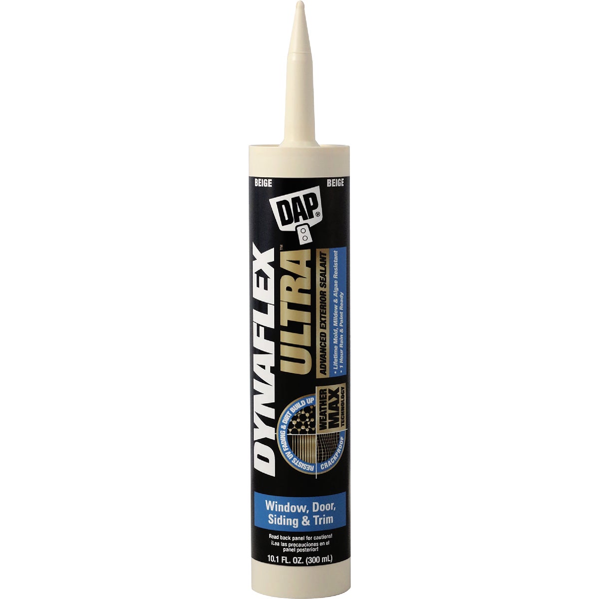 Dap Dynaflex Ultra 10.1 Oz. Beige Advanced Exterior Sealant for Window, Door & Siding Image 1