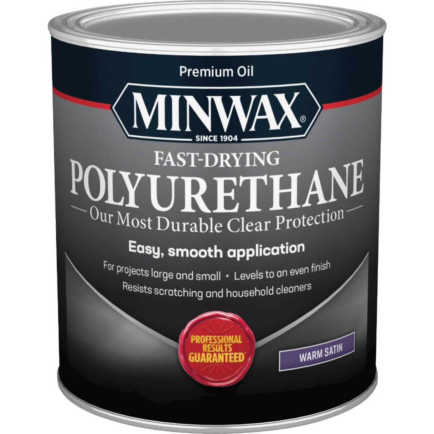 Minwax Satin Fast-Drying Interior Polyurethane, 1 Qt. Image 1