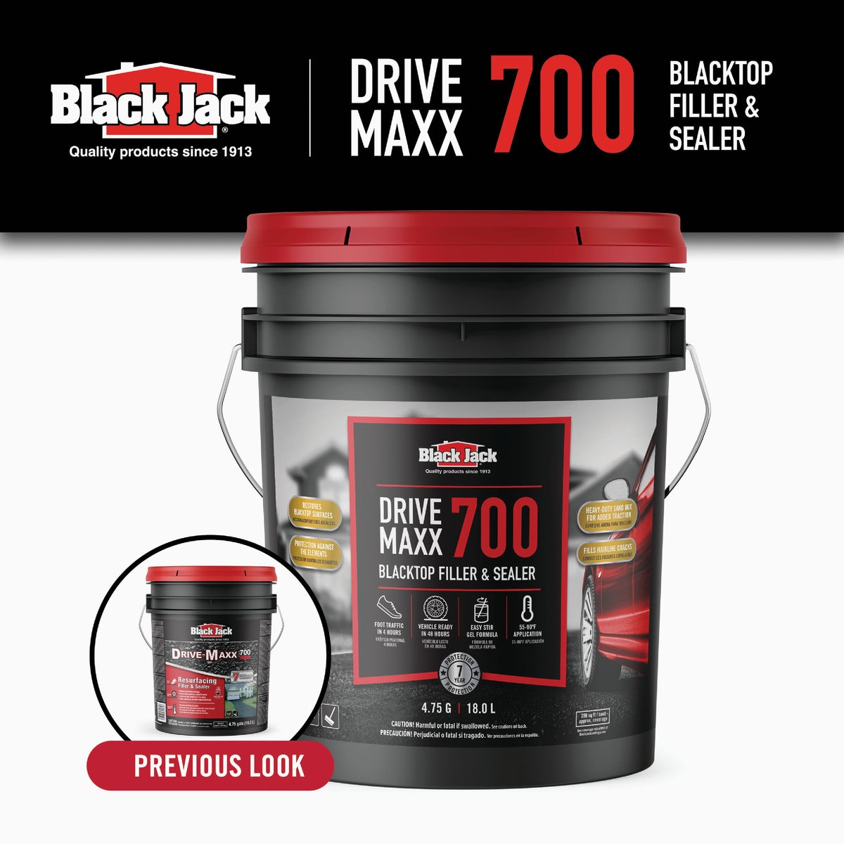 Black Jack Drive-Maxx 700 5 Gal. 7 Yr. Fast Dry Filler and Sealer Image 7