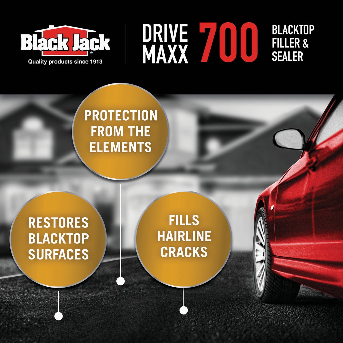 Black Jack Drive-Maxx 700 5 Gal. 7 Yr. Fast Dry Filler and Sealer Image 2