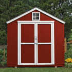 Valspar Latex Paint & Primer In One Flat Barn & Fence Paint, Red, 5 Gal. Image 5