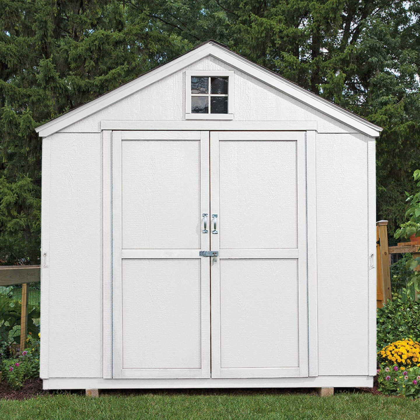Valspar Oil Paint & Primer In One Low Sheen Barn & Fence Paint, White, 1 Gal. Image 5
