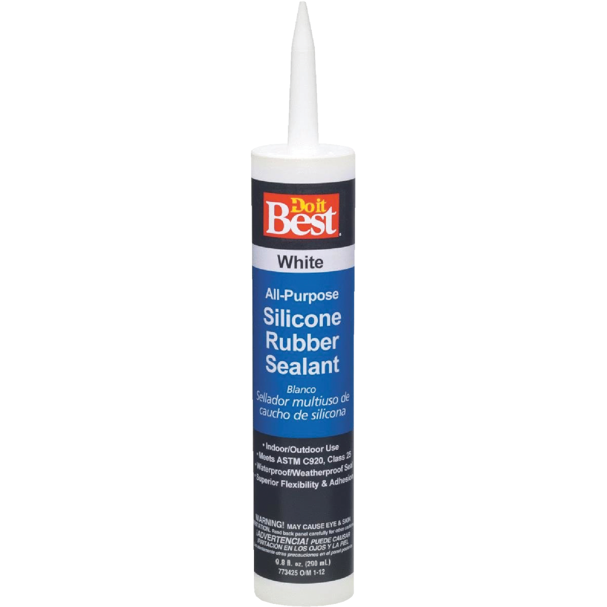 Do it Best 9.8 Oz. All-Purpose Silicone Sealant, White