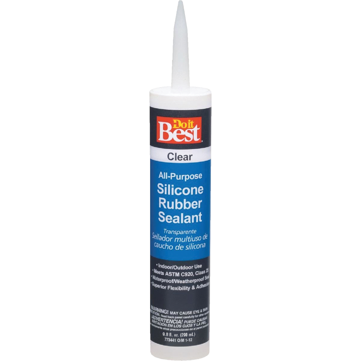 Do it Best 9.8 Oz. All-Purpose Silicone Sealant, Clear