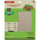 GatorGrit 9 In. x 11 In. Coarse 60-Grit Sandpaper (4-Pack) Image 1
