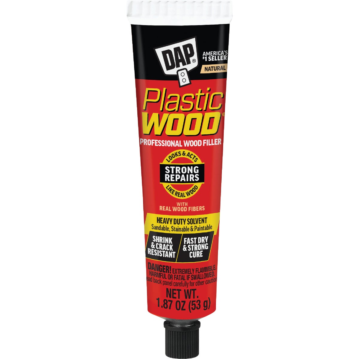 DAP Plastic Wood 1.8 Oz. Natural Solvent Professional Wood Filler Image 5
