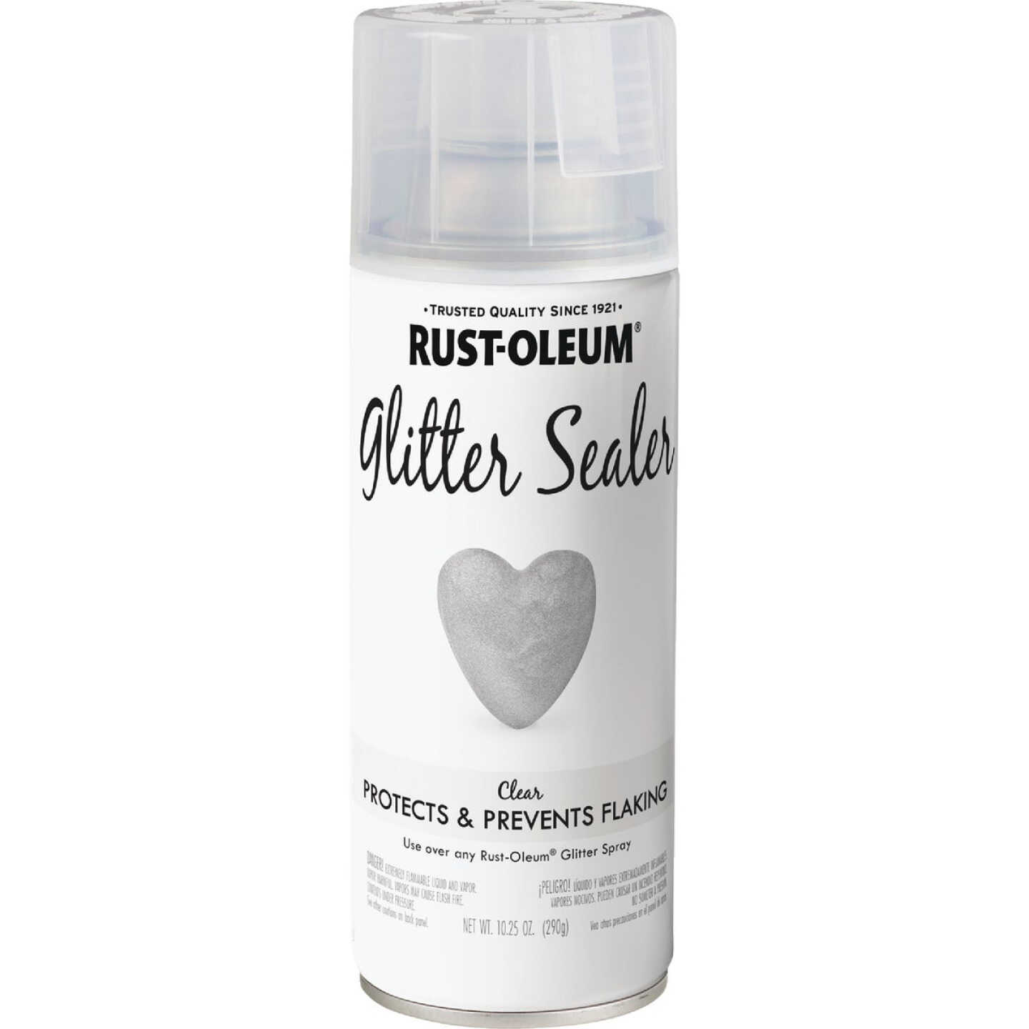 Rust-Oleum 10.25 Oz. Clear Glitter Sealer Spray Paint Image 3