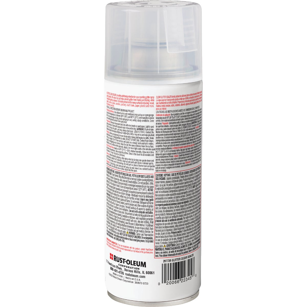 Rust-Oleum 10.25 Oz. Clear Glitter Sealer Spray Paint Image 4