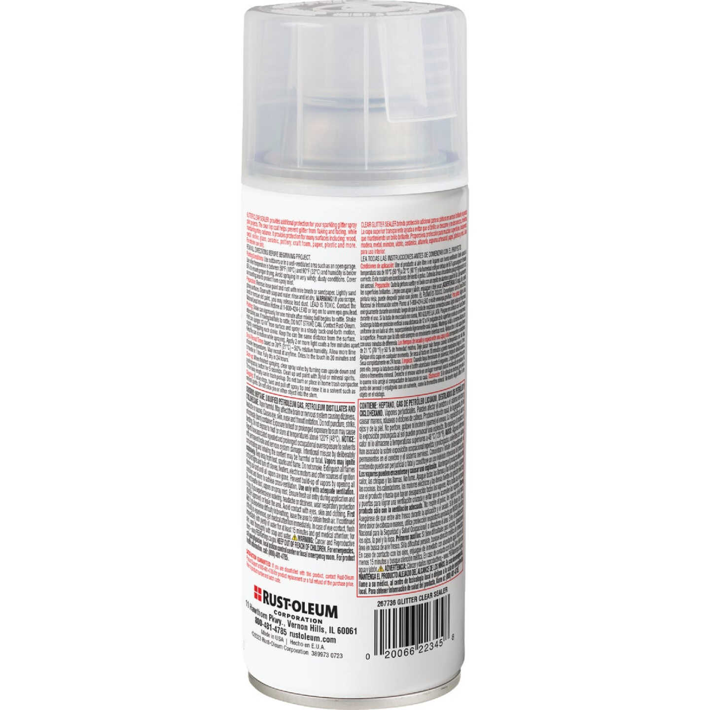 Rust-Oleum 10.25 Oz. Clear Glitter Sealer Spray Paint Image 4