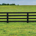 Valspar Alkyd Exterior Oil Paint & Primer In One Barn & Fence Paint, Black, 5 Gal. Image 4