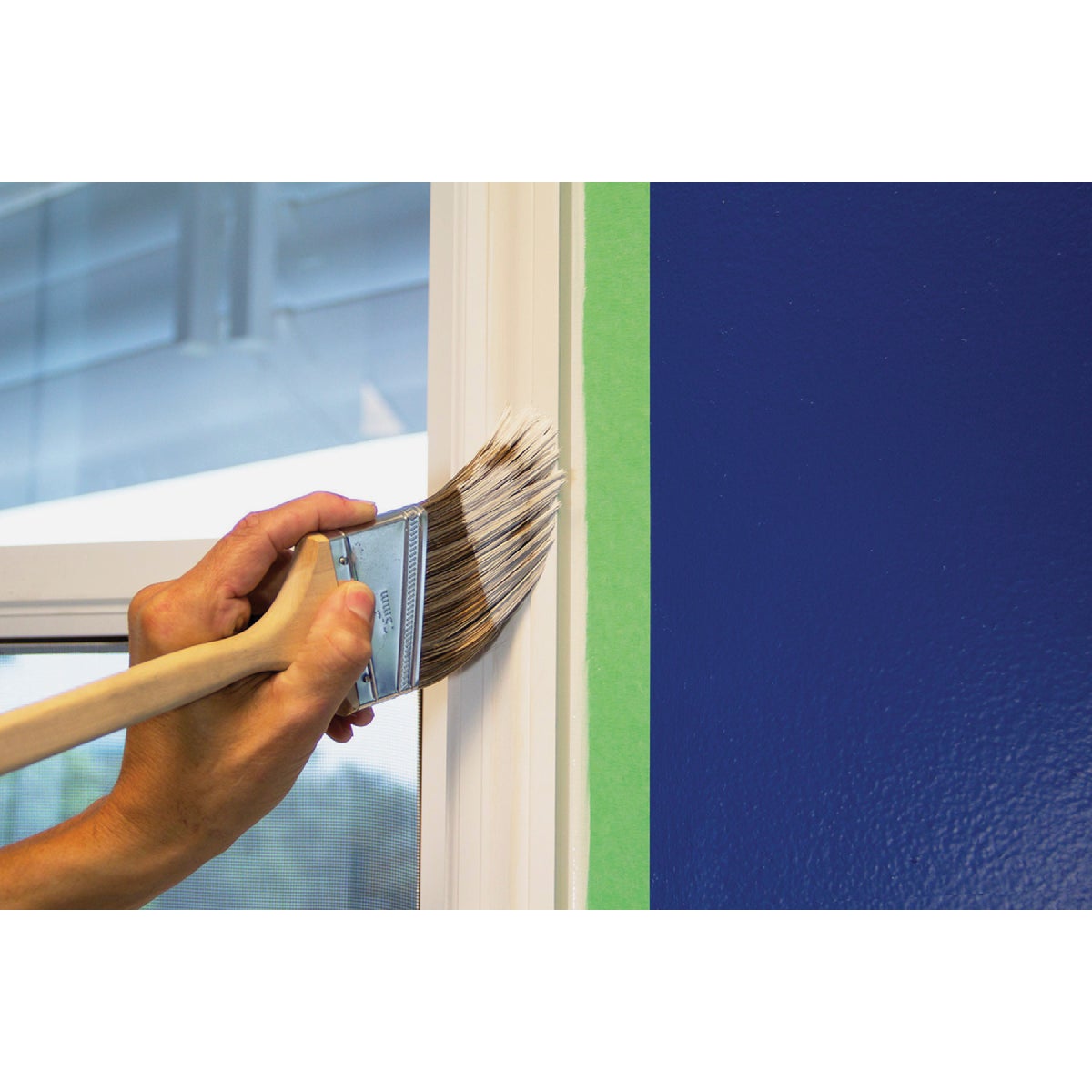 IPG ProMask Green 0.94 In. x 60 Yd. Professional Green Painter's Grade Masking Tape Image 2