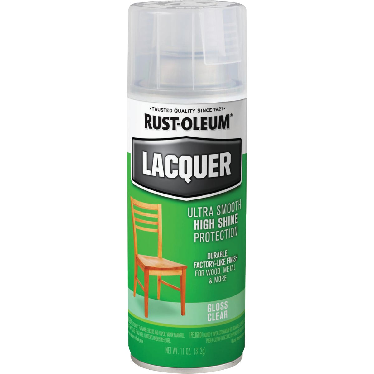 Rust-Oleum 11 Oz. Clear Gloss Lacquer Spray Paint Image 7