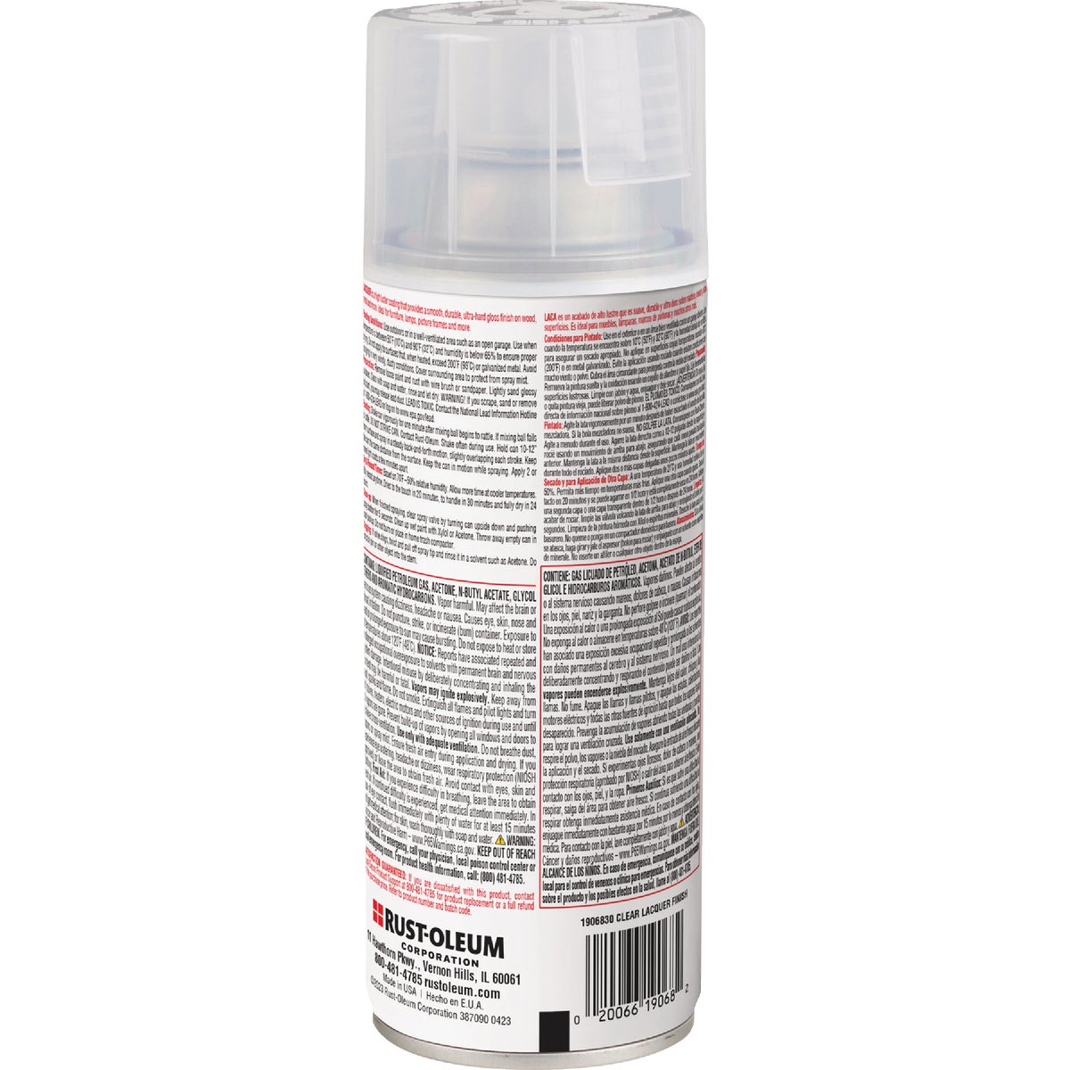 Rust-Oleum 11 Oz. Clear Gloss Lacquer Spray Paint Image 8