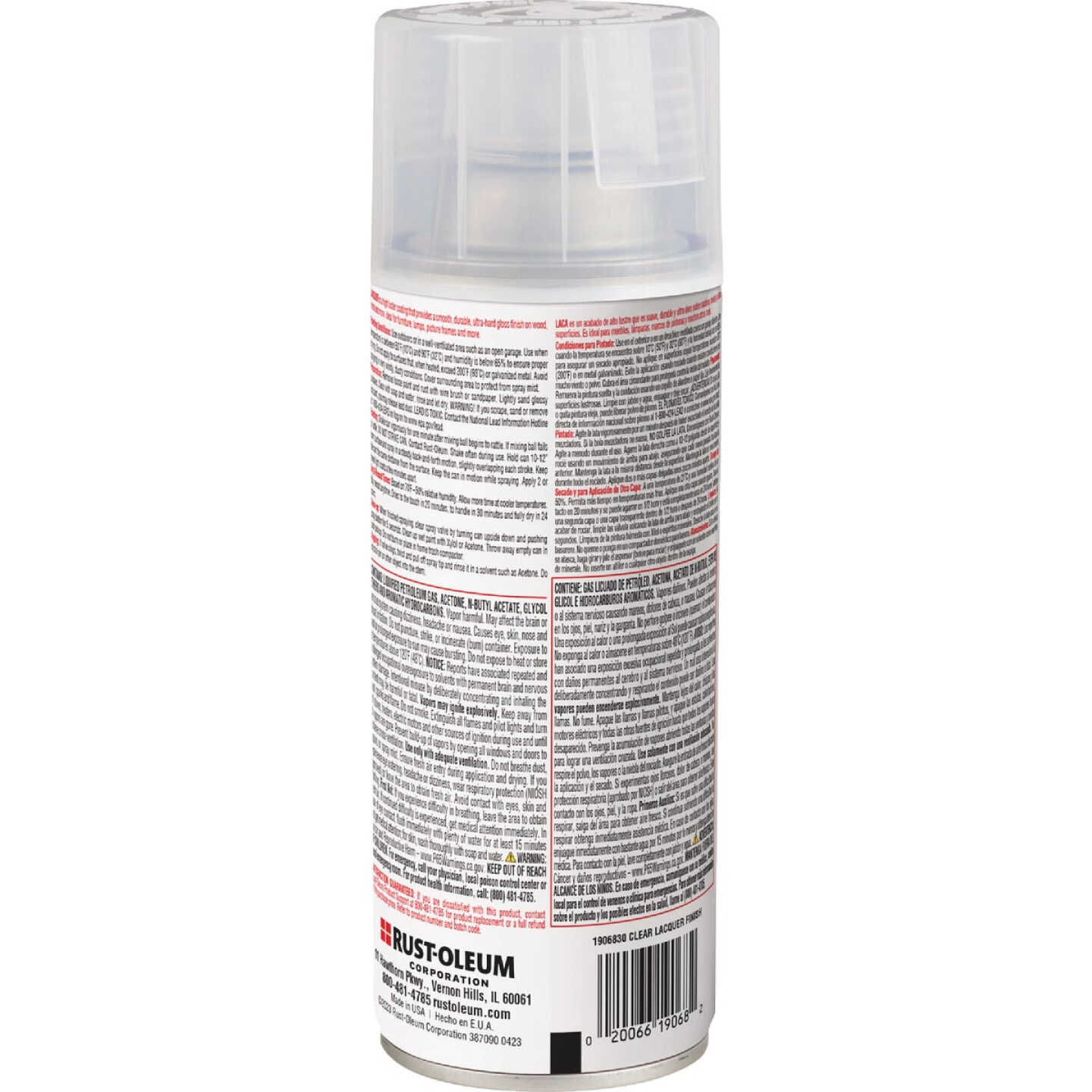 Rust-Oleum 11 Oz. Clear Gloss Lacquer Spray Paint Image 8