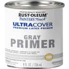 Rust-Oleum Painter's Touch Ultra Cover Flat Premium Latex Primer, Gray, 1/2 Pt. Image 6