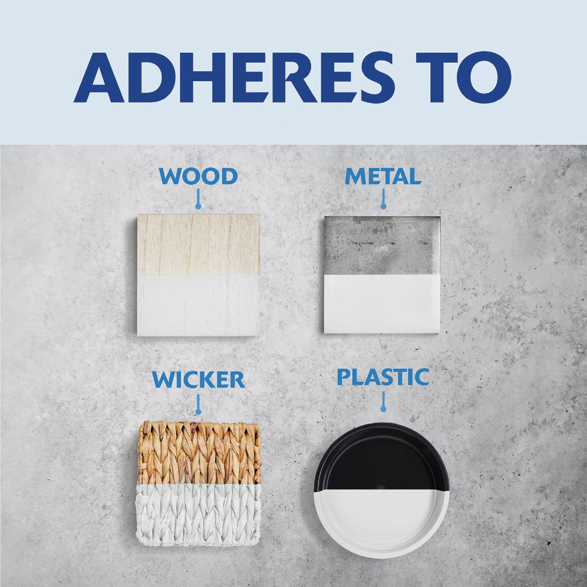 Rust-Oleum Painter's Touch Ultra Cover Flat Premium Latex Primer, Gray, 1/2 Pt. Image 5