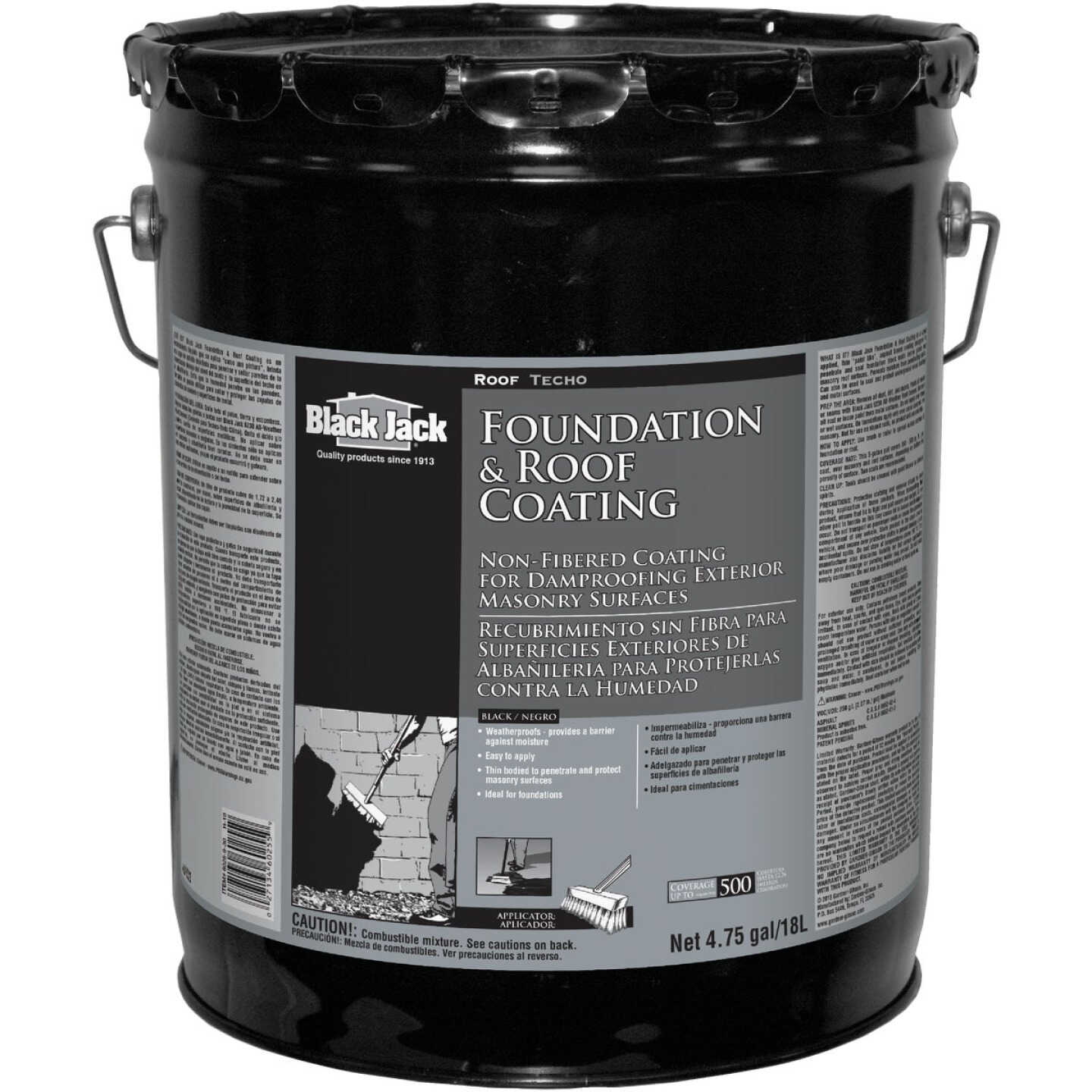 Black Jack 5 Gal. Non-Fibered Foundation and Roof Coating Image 1