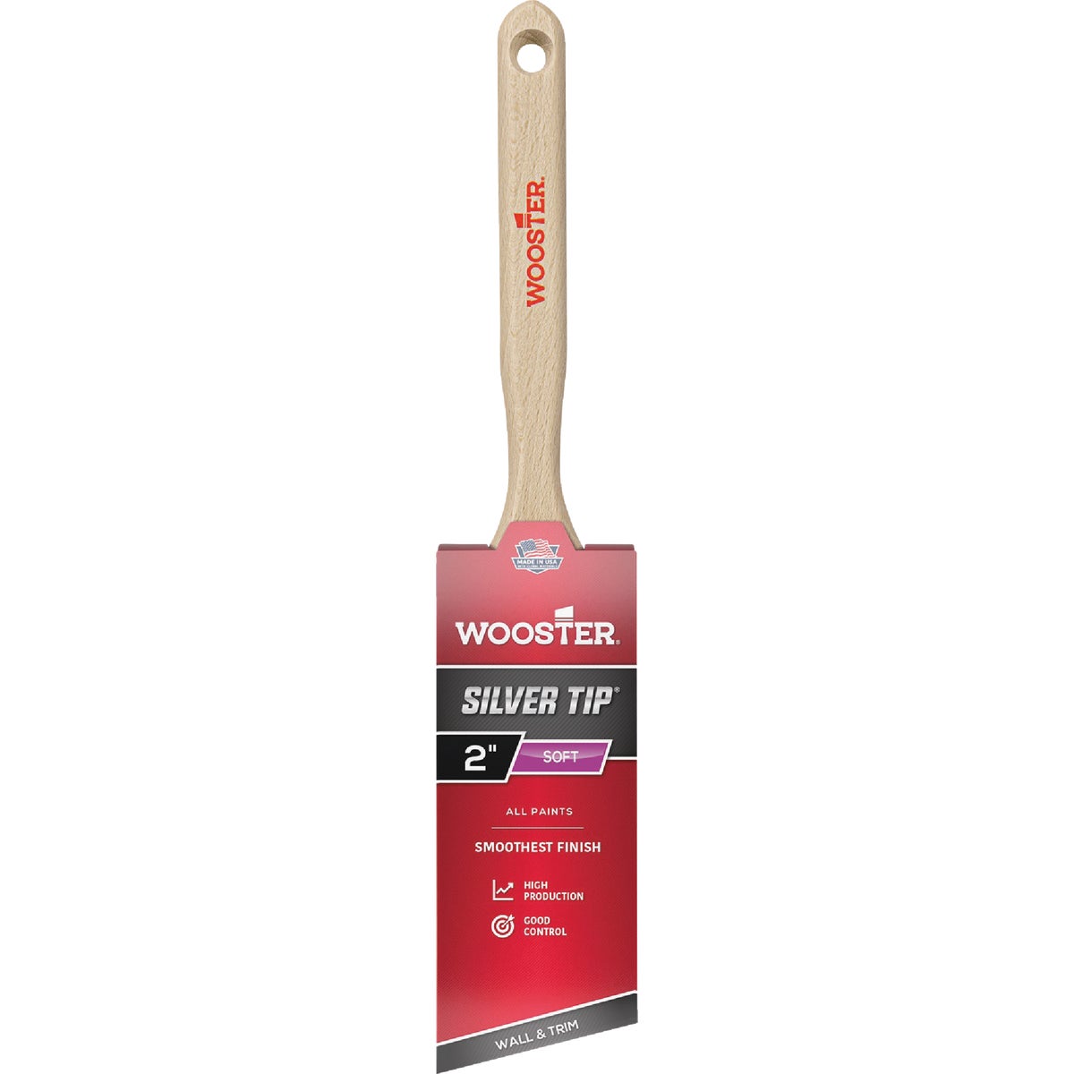 Wooster SILVER TIP 2 In. Chisel Trim Angle Sash Paint Brush Image 1